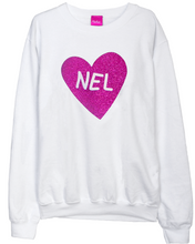 Cargar imagen en el visor de la galería, SUDADERA NEL BLANCA