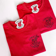 Cargar imagen en el visor de la galería, PLAYERA CORAZÓN CONTENTO
