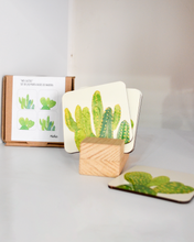 Cargar imagen en el visor de la galería, SET POSAVASOS CACTUS
